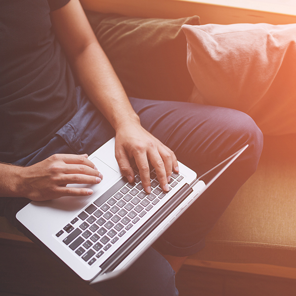 Easily Transfer Funds Between Accounts with Salem Five Online Banking External transfer with laptop