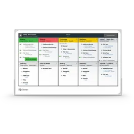 Clover Kitchen Display centralizing orders for faster kitchen service.